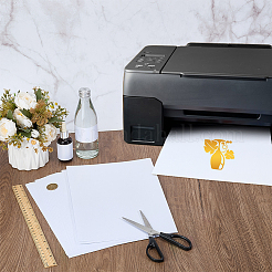 50 Stück selbstklebende Papieraufkleber&nbsp;AJEW-BC0009-79B