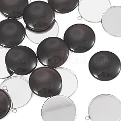 10 pz 304 ciondolo cabochon in acciaio inox&nbsp;DIY-TA0015-76A