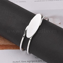 Accessoire de bricolage de bracelet en laiton&nbsp;X-KK-G315-01S