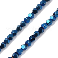 Fili di perline di ematite sintetica non magnetica elettrolitica&nbsp;G-A234-G03-01