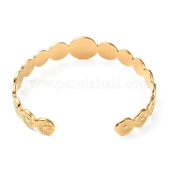 Braccialetti con polsino solare in acciaio inossidabile 304&nbsp;LS-BJEW-F457-25G