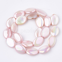 Fili di perline di conchiglie d'acqua dolce di colore ab&nbsp;X-SHEL-S274-39E
