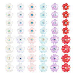 96 Stück 12 Stile undurchsichtige Harzpflaster-Strass-Cabochons&nbsp;RESI-TA0002-33