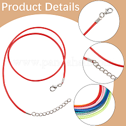 100 Stück 1.5 mm runde geflochtene Polyesterschnur zur Herstellung von Halsketten&nbsp;MAK-CL0001-03
