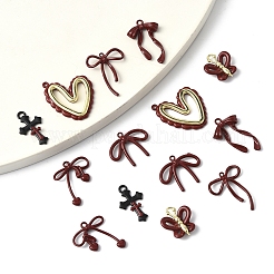 14 Stück 7 Stile Legierungsanhänger mit Emaille&nbsp;FIND-FS0004-27