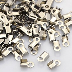 Anlaufgeschützte 304 Edelstahl-Klapp-Crimp-Enden&nbsp;STAS-N034-08