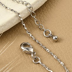 Pulseras de cadena de eslabones de latón para mujer&nbsp;BJEW-G735-06P