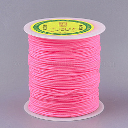 Нейлоновая нить, ярко-розовый, 1.5 мм, около 120.29 ярда (110 м) / рулон