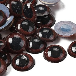 Глаза кабошоны поделки скрапбукинг поделки игрушки аксессуары, кокосового коричневый, 12x3 мм