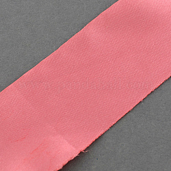 Single Face Satin Ribbon, Polyester Ribbon, Light Coral, 1-5/8 inch(40mm), about 100yards/roll(91.44m/roll)