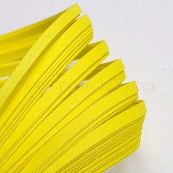 Quilling Papierstreifen, Gelb, 530x5 mm, über 120strips / bag