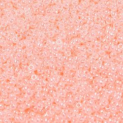 Miyuki runde Rocailles Perlen, japanische Saatperlen, (rr517) baby pink ceylon, 15/0, 1.5 mm, Bohrung: 0.7 mm, über 5555pcs / Flasche, 10 g / Flasche