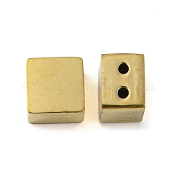 Ионное покрытие (ip) 304 многожильные звенья из нержавеющей стали, прямоугольные, золотые, 7.5x8x6 мм, отверстие : 1.2 мм