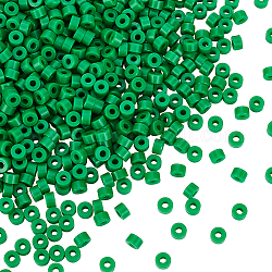 Olycraft 100 Stück Kunststoffhülsenring, Flachrund, für Nagelpolierer, grün, 0.75x0.45 cm