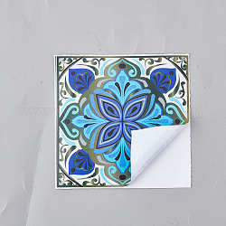 Globleland 30 Uds. Adhesivo de azulejo de pared bohemio vintage papel de pared diy baño cocina sala de estar decoración del hogar 4.7x4.3 pulgadas