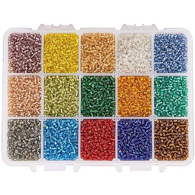 3mm Assorted Seed Beads/ Rainbow Seed Beads/ Seed Beads Bulk/ 