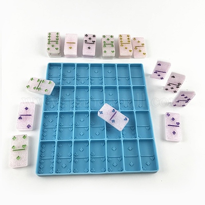 Making LAYERED Dominoes with RESIN 