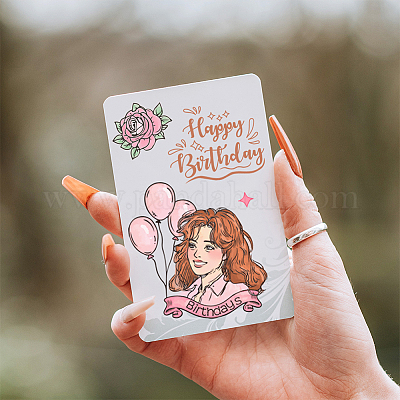 Klarsichtstempel aus PVC-Kunststoff&nbsp;DIY-WH0448-0721-1