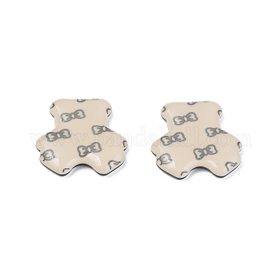 Cabochons acryliques imprimés&nbsp;KY-N015-203-C02-1