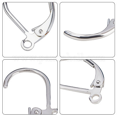 Interchangeable Leverback earwire 925 sterling silver high quality