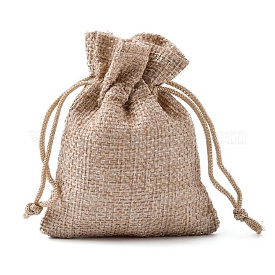 Pochettes en toile de jute&nbsp;ABAG-Q050-7x9-01-1