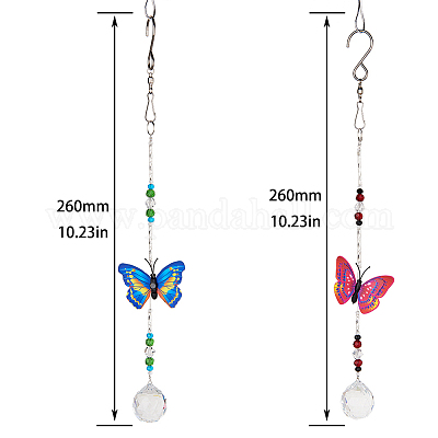 Wholesale GORGECRAFT 5 Style Crystal Suncatchers with Prisms Hanging Window  Sun Catcher Butterfly Bee Dragonfly Indoor Rainbow Maker Ornament Glass  Rhinestone and Brass Pendants Dream Catchers Kit 