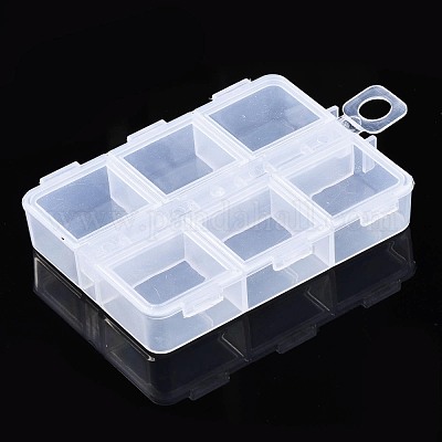 Wholesale Rectangle Polypropylene(PP) Bead Storage Container 