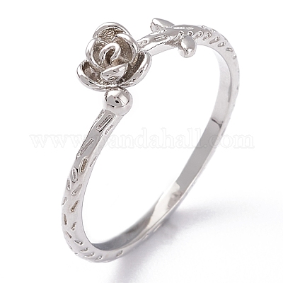 Anelli gemelli in ottone&nbsp;RJEW-P020-08P-1