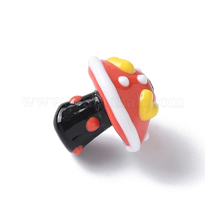Perline irregolari fatte a mano in lampwork&nbsp;LAMP-Q007-01C-1