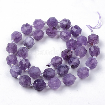Natürliche Lavendel-Amethyst-Perlenstränge&nbsp;G-R482-06A-10mm-1