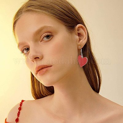 Sublimation Blank Teardrop Earrings, Sublimatable MDF White Earrings, Heat  Transfer Wire Hooks Earrings for Jewelry Making 6 Pairs