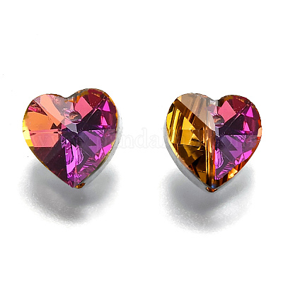 Perle di vetro trasparente&nbsp;GLAA-K002-07A-16-1