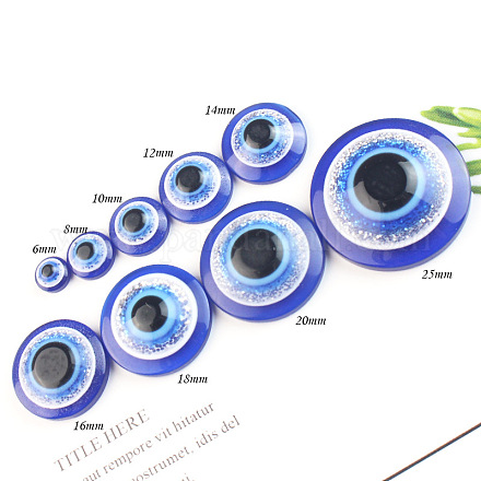 Oeil artisanal en résine DIY-CJC0001-34C-1