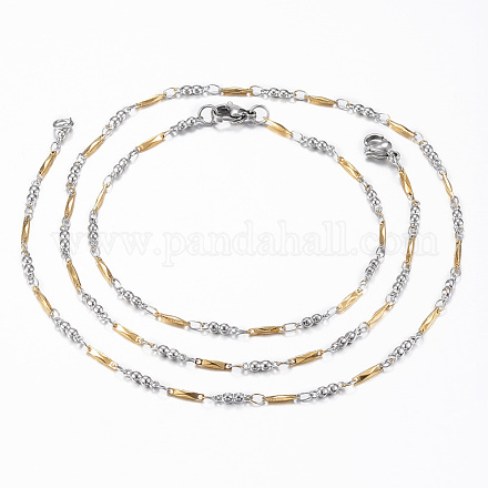 Kits de bijoux en 304 acier inoxydable SJEW-K139-10GP-1
