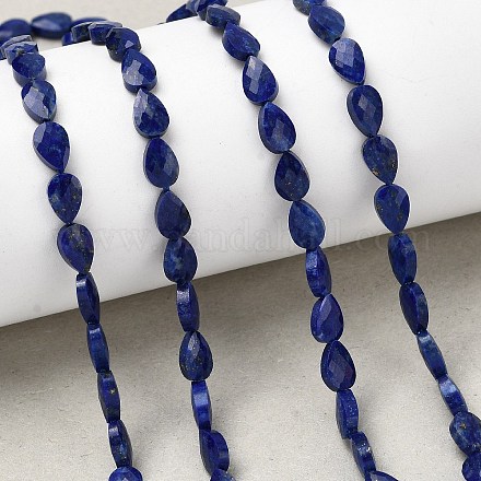 Natürlicher Lapislazuli Perlenstränge G-B159-A02-1