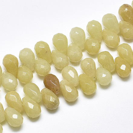 Topaz natural jade perlas hebras G-S357-C02-12-1