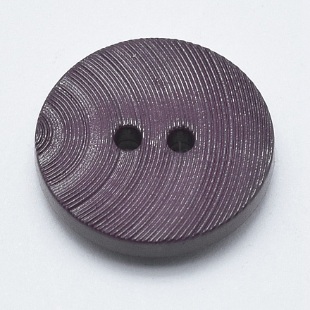 2-Rondelle botones de plástico BUTT-F064-03B-15mm-1