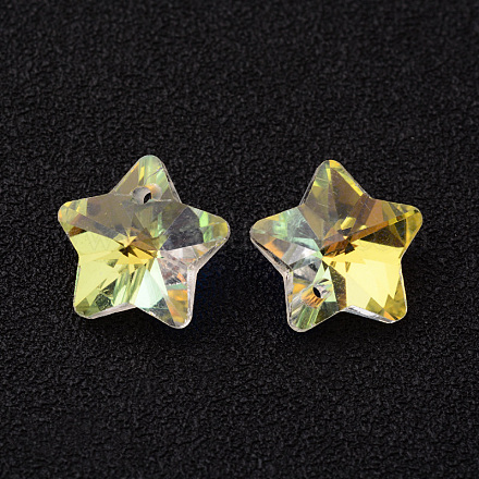 Amuletos de cristal k9 facetados EGLA-O006-04A-1