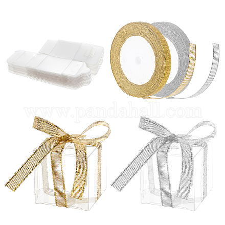 BENECREAT Transparent Plastic PVC Box Gift Packaging CON-BC0001-92-1