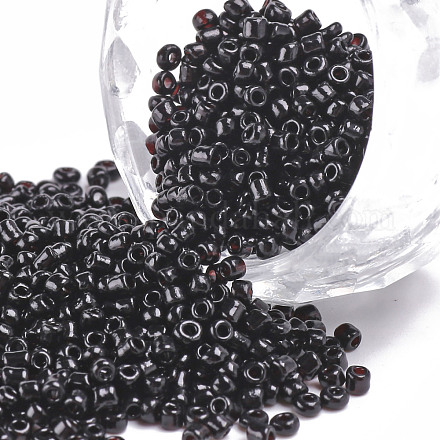 50g Toho Round Seed Bead 11/0 Opaque Black (49)