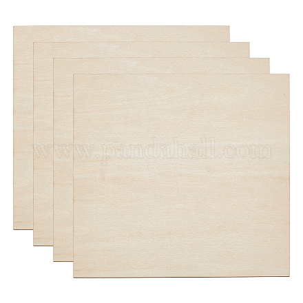 Benecreat 4 шт. листы деревянного шпона с лазерной резкой и подложкой TOOL-WH0136-86A-1