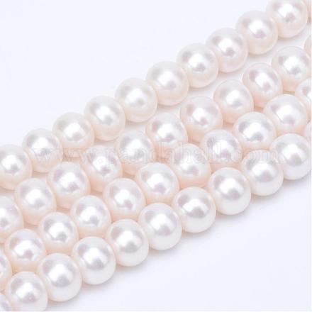 Natural Cultured Freshwater Pearl Beads Strands PEAR-R063-27-1