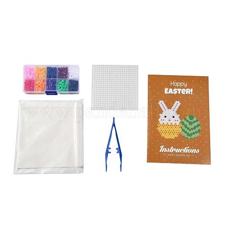 Kit de perles à repasser bricolage 10 couleurs DIY-X0295-01B-5mm-1
