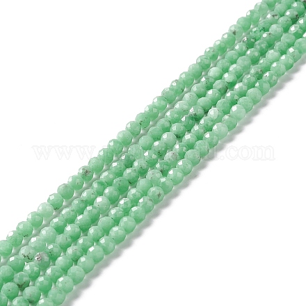 Hilos de perlas de vidrio natural G-M390-04A-1