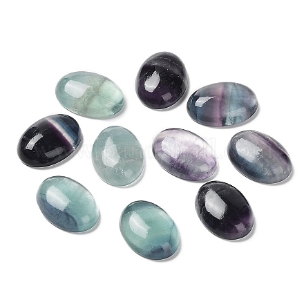 Natural Fluorite Cabochons G-H288-01C-1