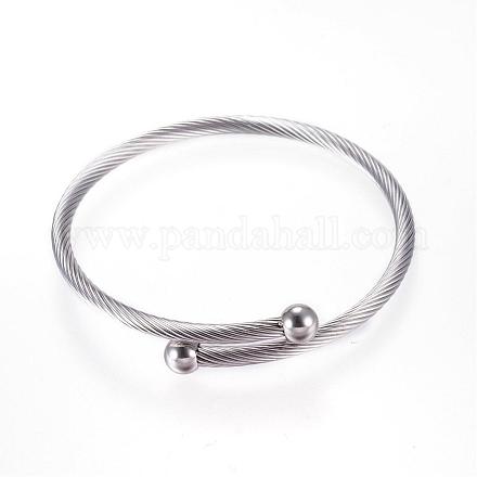 Bracelets en 304 acier inoxydable BJEW-D431-01-1