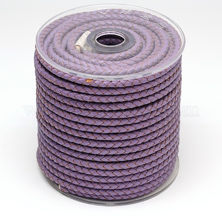 Braided Leather Cord WL-E009-3mm-04-1