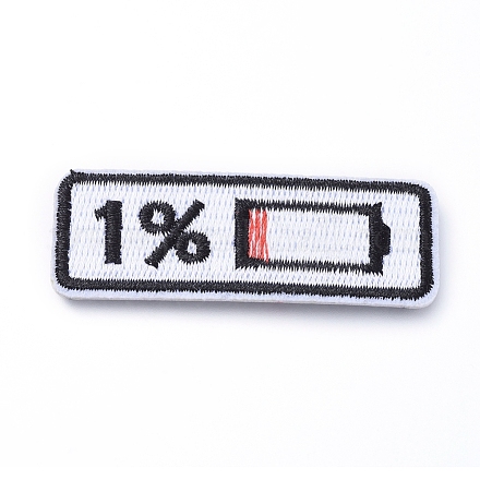 Computerized Embroidery Cloth Iron on/Sew on Patches DIY-F043-B02-1