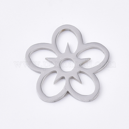 201 Stainless Steel Filigree Joiners STAS-S079-113P-1