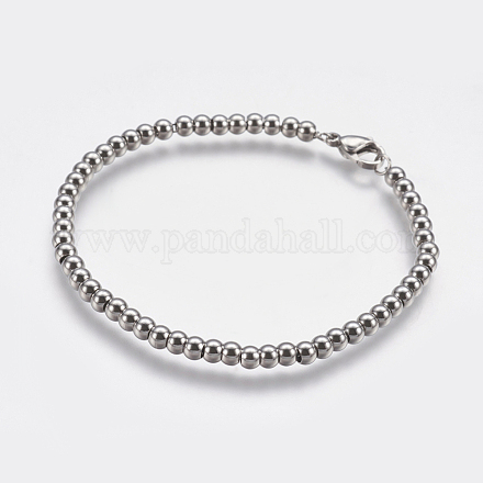 201 Edelstahl Perlen Armbänder STAS-I075-50P-1